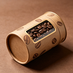 Custom Printed Tea Coffee Bean Cylinder Packaging Box Eco-Friendly Paper <b>Tube</b> Round <b>Cardboard</b> <b>Tube</b> Packaging - Product Image 6