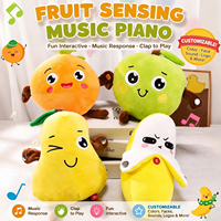 Nouveau Jouet en Peluche Géant Musical et Interactif Banane 2026 à Détection de Rythme, Double Mode, pour Enfants