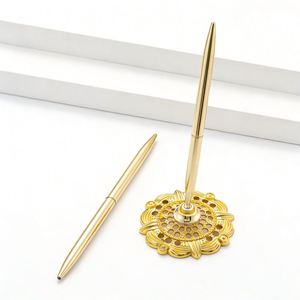 Luxury Metal Desk <b>Pen</b> Promotional Ballpen Wholesale Ballpoint <b>Pen</b> Slim Signature <b>Pens</b> with Custom logo Suitable for Bank Counter - Product Image 4