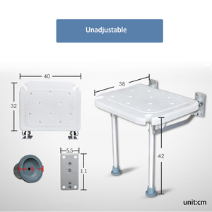 Asiento <span class=keywords><strong>de</strong></span> <span class=keywords><strong>Ducha</strong></span> Plegable <span class=keywords><strong>de</strong></span> Aleación <span class=keywords><strong>de</strong></span> Aluminio Montado en la Pared <span class=keywords><strong>para</strong></span> Discapacitados y Ancianos, Silla <span class=keywords><strong>de</strong></span> <span class=keywords><strong>Ducha</strong></span> <span class=keywords><strong>de</strong></span> ABS - Product Image 5