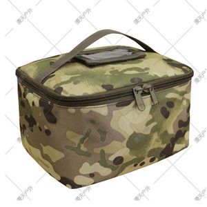 Bolsa de almacenamiento de balas de camuflaje Cp con compartimento interior, accesorio táctico impermeable, bolsa pequeña para caza y uso al aire libre - Product Image 2