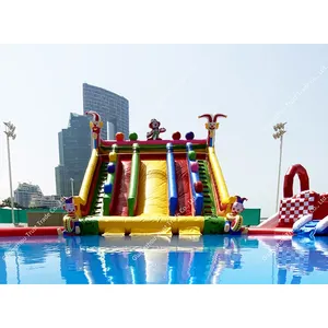 Nhà Máy Cao Nhất Inflatable Adult Pool Party Slide Kids Blow Up Công Viên Nước