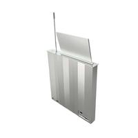 Moniteur motorisé escamotable en aluminium argenté ultra-fin de 17,3 pouces pour système de réunion sans papier, idéal pour les salles de conférence (IPS)