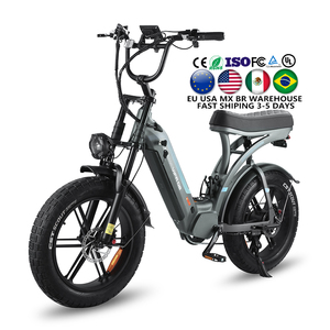 Bicicleta Eléctrica de Ciudad 1000W 48V 16.7Ah Desde Almacén en Brasil, Rueda de 20 Pulgadas, Envío Gratis, Ebike para Montaña y Playa - Product Image 2