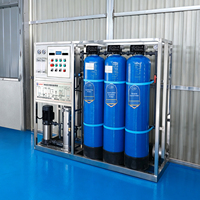 Système de traitement d'eau par osmose inverse industrielle RO 0,5T 1T 2T/H, machine à eau pure pour l'eau potable, pour l'usine de purification de l'eau
