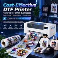 Imprimante DTF A3 33 cm avec tête d'impression XP600, circulation d'encre blanche, machine d'impression par transfert DTF pour T-shirt, film PET, rouleau de 100 m