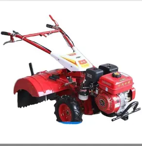 7.5HP gasoline air-cooled four stroke farm machine cultivators 52cc 68cc petrol mini power tiller garden greenhouse cultivator