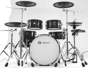 Набор электронных барабанов с лимонным барабаном T950, 9 шт., набор барабанов с сетчатой головкой