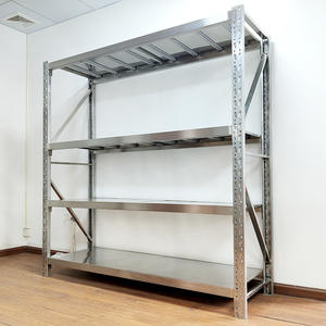 Op Maat Gemaakt Reksysteem Magazijn Rack Workshop Opslag Meerlaagse Displayplanken Roestvrijstalen Rekken - Product Image 2