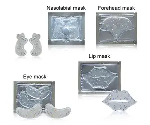 Etiqueta Privada de hidratante máscara cuidado de los labios de parches de parche estrella brillo máscara de colágeno labio