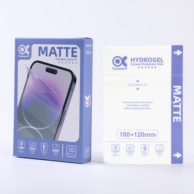 Flexible Tpu Matt Anti Microbial Silk Hydrogel Film Screen Protector Roll Sheets for Iphone 14 15 for Ipad for Samsung S23 Ultra