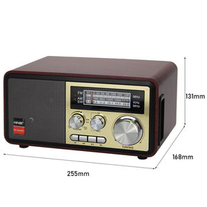 ลำโพงตู้ไม้ Eletree Ns-8093Bt NS 8093bt NNS วิทยุ AM FM SW มัลติแบนด์ แบบตั้งโต๊ะ ดีไซน์เรโทร พร้อมลำโพงในตัว - Product Image 5