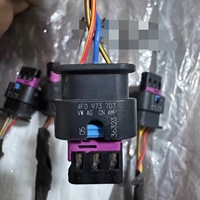 Connecteur de prise de capteur de stationnement à 3 broches 4F0973703 adapté aux modèles Audi VW Seat Skoda 2005-2018 | Remplacement OE 4F-097-3703