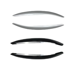 Moldura Decorativa para Faros Delanteros de Volkswagen New Polo 2010-2017, Color Negro y Blanco, ABS, Piezas de Modificación para la Cubierta de la Iluminación Delantera - Product Image 1