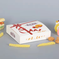 Boulangerie tendance personnalisé Madeshiny doré cylindrique carré 3 niveaux avec dessus laminé ananas grandes pâtisserie oeuf tarte boîtes à gâteaux
