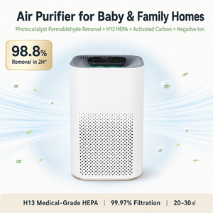 Purificateur d'air ioniseur HEPA13 avec filtre HEPA 13 au charbon actif, couverture de <span class=keywords><strong>40m2</strong></span>, avec CARB - Product Image 3