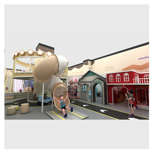 Parco Giochi Commerciale al Coperto con Strutture Morbide, Area Gioco di Ruolo e Grandi Scivoli per Bambini e Zona Giochi per Bambini - Product Image 1