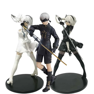 7 estilos 15CM PVC <span class=keywords><strong>Anime</strong></span> figura NieR <span class=keywords><strong>Automata</strong></span> 2B Sexy chica estatuas dibujos animados juguete de regalo coleccionable - Product Image 3