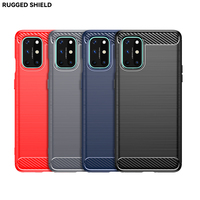 Bonne qualité pour oneplus 8t coque arrière de téléphone, couverture mobile en fibre de carbone TPU pour oneplus 8t