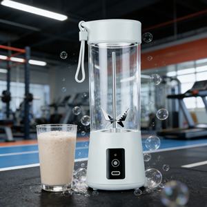 BPA-Free Food Grade Low-Noise Heavy Duty Smoothie Maker 400ml USB Charging Portable Car Juicer <b>Blender</b> Outdoor Battery - Product Image 1