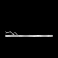 Miroir de salle de bain inclinable en acier inoxydable anti-fissures OEM ODM, incassable, facile à installer pour les personnes à mobilité réduite