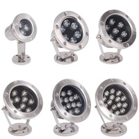 إضاءة نافورة LED احترافية تحت الماء IP68 RGB لعام 2026، مناسبة للمناظر الطبيعية