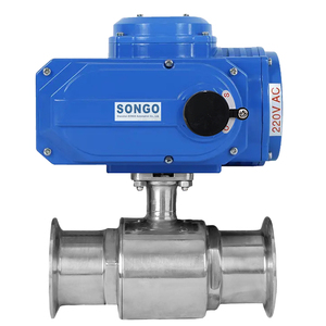Vanne à boisseau sphérique sanitaire 2 voies SONGO en acier inoxydable avec signal de commande 4-20mA et 0-5V - Product Image 5