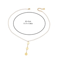 Collier Pendentif en Acier Inoxydable avec Calligraphie Arabe Musulmane Sabr Shukr Tawakkul Allah, Bijou de Mode Islamique, Vente en Gros pour l'Aïd