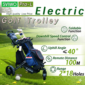 Chariot de golf électrique télécommandé, batterie au lithium 36 trous, gyroscope 6 axes, suivi en ligne droite, système de freinage automatique en descente - Product Image 1