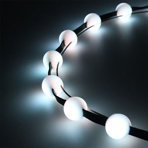 Luces LED RGB WS2815 de 12v para Exteriores, Guirnalda de Luces de Píxeles Esféricos 3D, Luces de Cortina LED para Navidad - Product Image 4