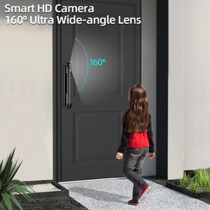 Tuya Wifi ổ khóa thông minh cho cửa trước bàn phím điện tử khóa thông minh mật khẩu 3D mặt khóa cửa thông minh với máy ảnh và dấu vân tay - Product Image 5