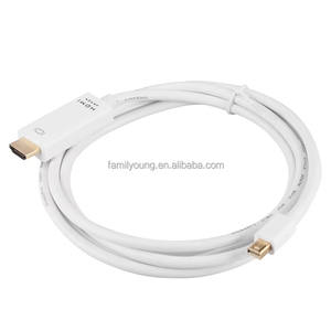 1.8m 4K * 2K Thunderbolt Mini écran mâle à HD-MI mâle câble adaptateur Mini DP à HD-MI câble pour <span class=keywords><strong>Macbook</strong></span> Pro <span class=keywords><strong>Air</strong></span> projecteur <span class=keywords><strong>TV</strong></span> - Product Image 3
