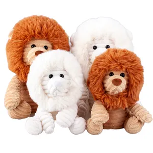 Ledi Custom Brinquedo Kids Lion Doll Cute Soft Animals Toy Juguetes Para Ninos Handmade Lion Doll Plush Stuffed Toy