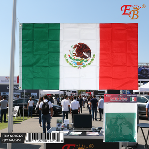144 Uds 3X5FT México satén y bandera de seda impresión Digital Rainbow Display para Educación de seguros automotrices 144/CS - Product Image 3