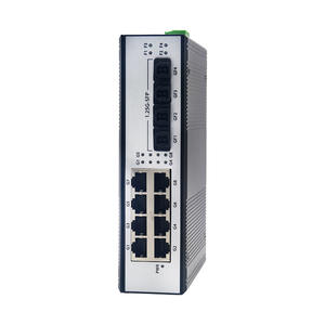 Commutateur industriel Gigabit SFP à <span class=keywords><strong>fibre</strong></span> optique 8 ports 10/100/1000M RJ45 4 ports SFP Montage sur rail DIN 4 emplacements SFP Commutateur <span class=keywords><strong>Ethernet</strong></span> industriel 8 ports RJ45 - Product Image 3