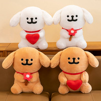 Boneka Anjing Lucu Lintas Negara, Boneka Anak Anjing, Hadiah Valentine, Boneka Mawar, Hadiah Ulang Tahun Anak Perempuan, Grosir