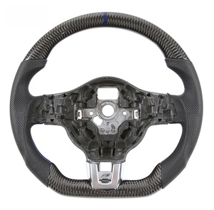Volante Deportivo <span class=keywords><strong>de</strong></span> Fibra <span class=keywords><strong>de</strong></span> Carbono Real con <span class=keywords><strong>Control</strong></span> <span class=keywords><strong>de</strong></span> RPM por Aplicación, el Más Vendido, para Volkswagen Golf 6, Sagitar, Bora, Jetta - Product Image 2