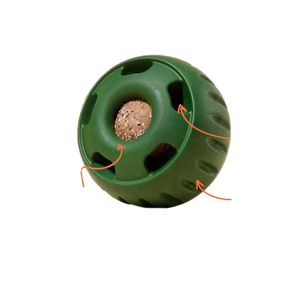 Interaktif doğal kauçuk gıda tedavi topu köpek çiğnemek oyuncak dayanıklı silikon kemik şekilli peluş ahşap Pet eğlence gıcırtılı - Product Image 3