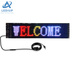 Lediup 20*64 Dots Năng Động <span class=keywords><strong>LED</strong></span> USB Hiển Thị Xe Dấu Hiệu Sticker Ứng Dụng Điều Khiển Văn Bản Hiển Thị Thông Minh Bluetooth Linh Hoạt Màn Hình <span class=keywords><strong>LED</strong></span> - Product Image 3