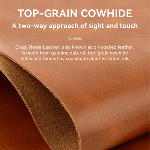 <span class=keywords><strong>Portefeuille</strong></span> bifold en <span class=keywords><strong>cuir</strong></span> Crazy Horse léger, élégant et vintage, fait main, très apprécié, pour <span class=keywords><strong>homme</strong></span>, usage quotidien - Product Image 4