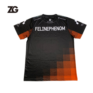 Kaus sublimasi penuh poliester 100% kaus olahraga tim kustom kaus e-sport cepat kering - Product Image 4