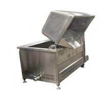 Friteuse électrique carrée professionnelle pour la friture de frites
