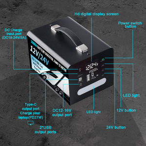 Arrancador de batería de coche multifunción portátil de 80000mAh 12V 24V batería recargable de alta potencia con corriente máxima de 20000A para camiones - Product Image 4