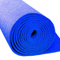 Anti Slip Runner Carpet Needle Punched Runner Carpet Commercial Stair Carpet Wedding Exhibition Outdoor Event Plain Red Carpet