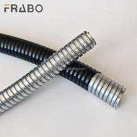 16mm 1/2 Zoll Gut Biegbares Elektrisches Verzinktes Stahlkabelschutzrohr Doppelt Verriegelter PVC-beschichteter Flexibler Metallschlauch