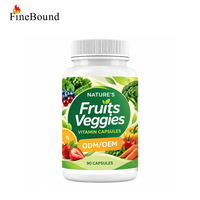 Capsules de fruits et légumes, mélange quotidien de fruits et légumes, antioxydant, soutien immunitaire, complément alimentaire, étiquette privée, OEM, ODM, approvisionnement en vrac