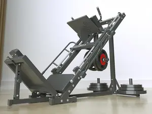 새로운 디자인 힘 훈련 Huck 쪼그리고 앉는 힘 선반 45 도 다리 압박 기계 기능적인 적당 체육관 장비