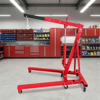 Vente directe d'usine, grue de levage de moteur robuste, capacité de 2 tonnes/3 tonnes, pour garage de réparation automobile