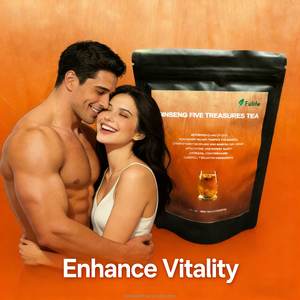 Teh Bunga Rasa Lima Harta <span class=keywords><strong>Ginseng</strong></span> Organik, Teh Kesehatan Herbal Alami dengan Kemasan Kantong Teh - Product Image 6
