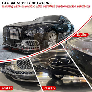 Kit carrosserie en fibre de carbone sèche style W12 pour Bentley Flying Spur 2020-2025 – Diffuseur avant et arrière, jupes latérales, kit carrosserie - Product Image 4